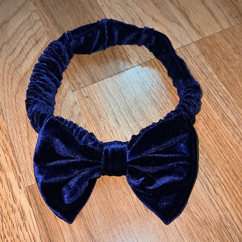 Royal Blue Velvet Handmade Headband